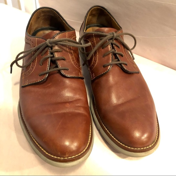 Johnston & Murphy Holden Plain Toe Men’s Shoe Size 9M Mahogany Full Grain main image 9
